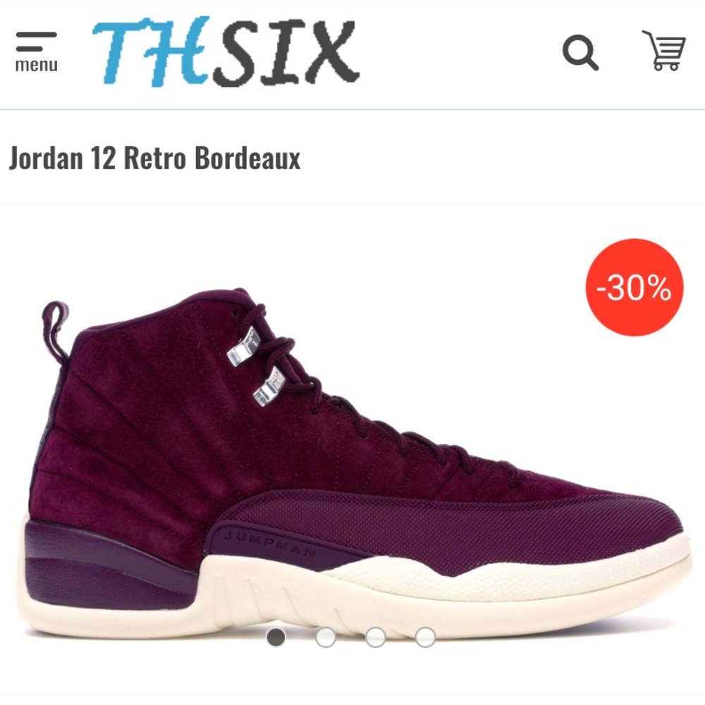 Nike Air Jordan Retro 12 Bordeaux Men’s Size 9.5